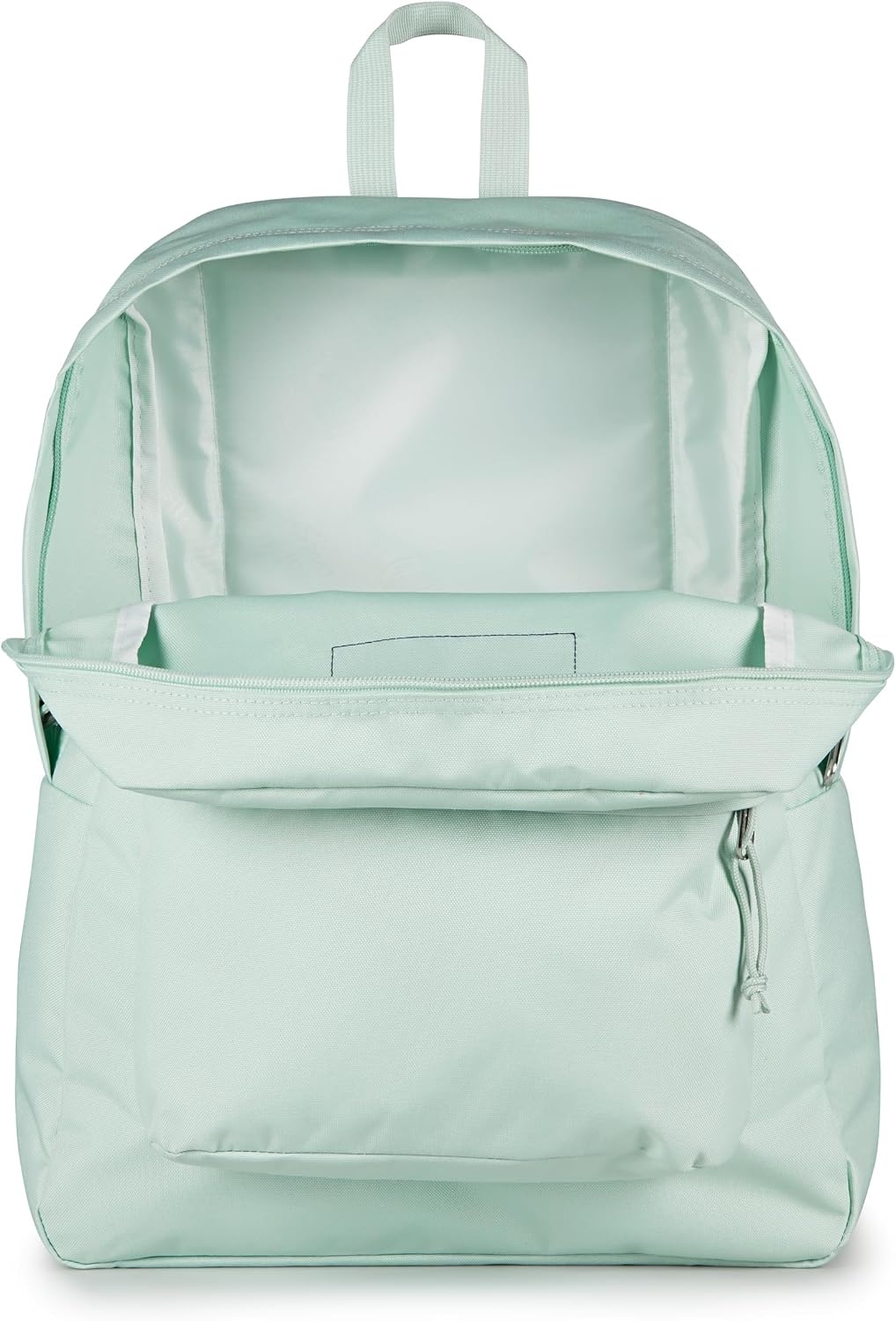 image:imageJanSport SuperBreak One Backpack Navy Durable Lightweight Bag with 1 Main Compartment Front Utility Pocket with Builtin Organizer Premium BackpackFresh Mint