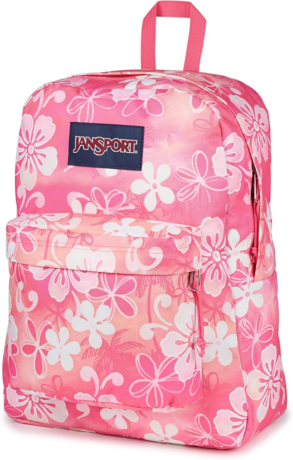 image:imageJanSport SuperBreak One Backpack Navy Durable Lightweight Bag with 1 Main Compartment Front Utility Pocket with Builtin Organizer Premium BackpackHiblisscus