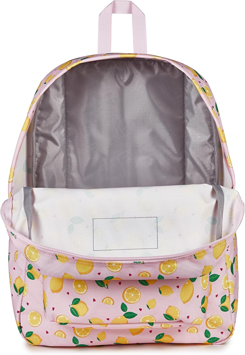 image:imageJanSport SuperBreak One Backpack Navy Durable Lightweight Bag with 1 Main Compartment Front Utility Pocket with Builtin Organizer Premium BackpackLemonade Stand Pink