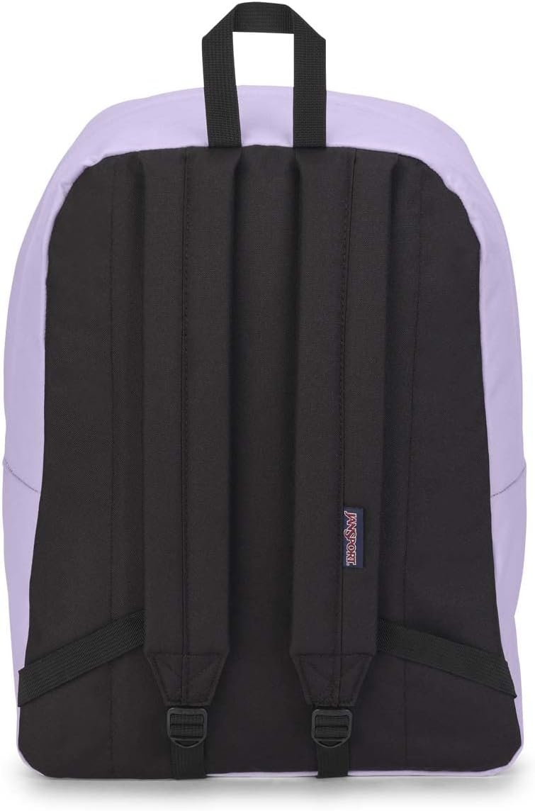 image:imageJanSport SuperBreak One Backpack Navy Durable Lightweight Bag with 1 Main Compartment Front Utility Pocket with Builtin Organizer Premium BackpackPastel Lilac