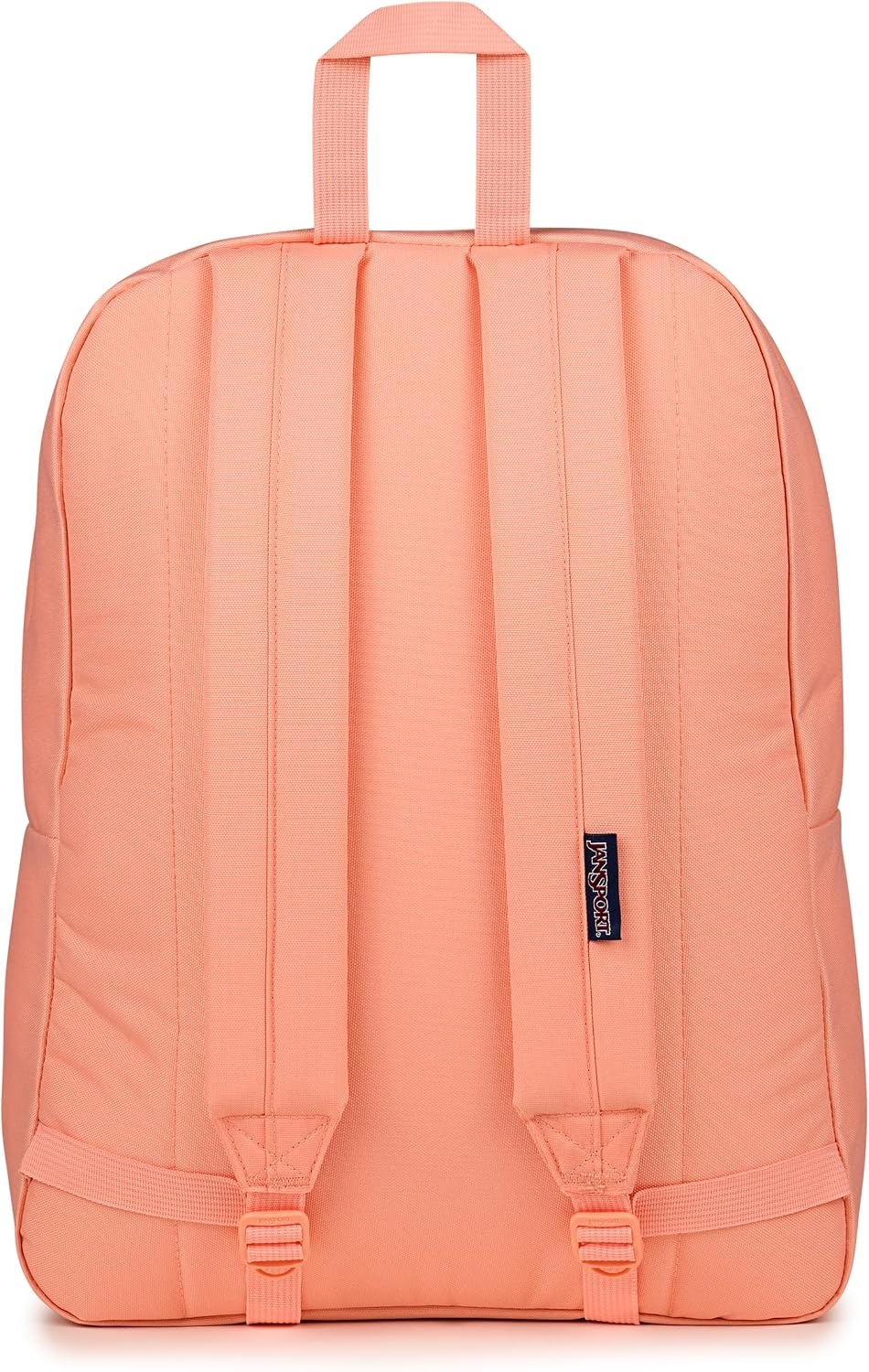 image:imageJanSport SuperBreak One Backpack Navy Durable Lightweight Bag with 1 Main Compartment Front Utility Pocket with Builtin Organizer Premium BackpackPeach Bum