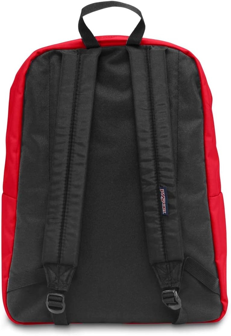 image:imageJanSport SuperBreak One Backpack Navy Durable Lightweight Bag with 1 Main Compartment Front Utility Pocket with Builtin Organizer Premium BackpackRed Tape