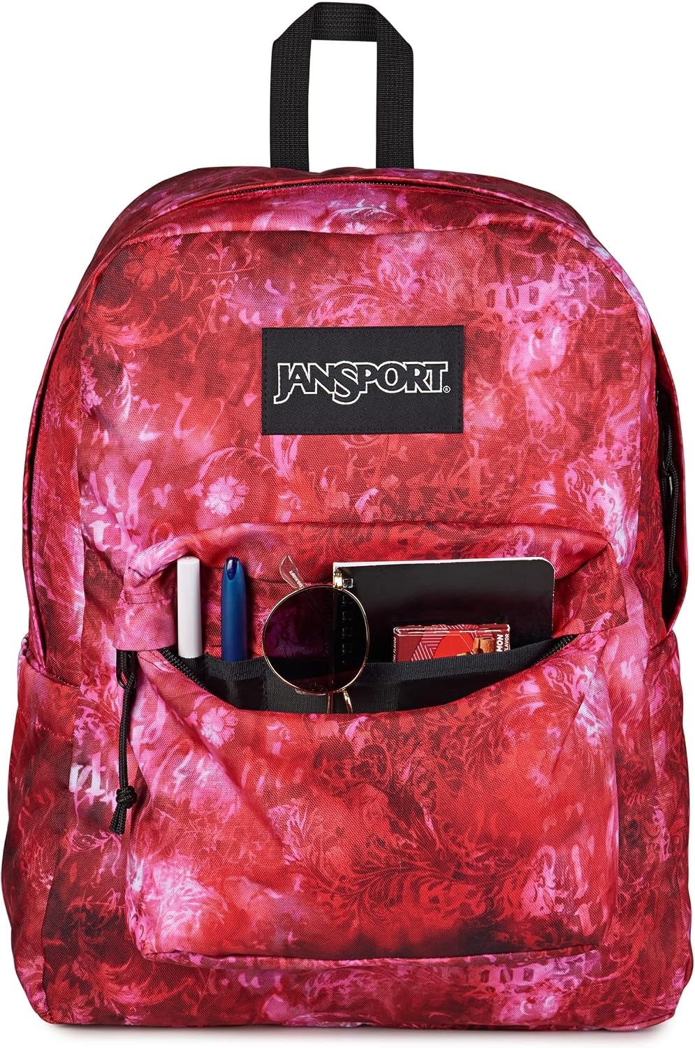 image:imageJanSport SuperBreak Plus BackpackAfflicted Dyed Red