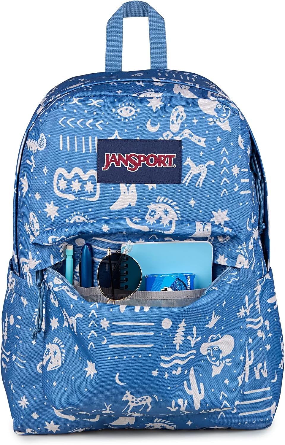 image:imageJanSport SuperBreak Plus BackpackYeehawsHorses Blue