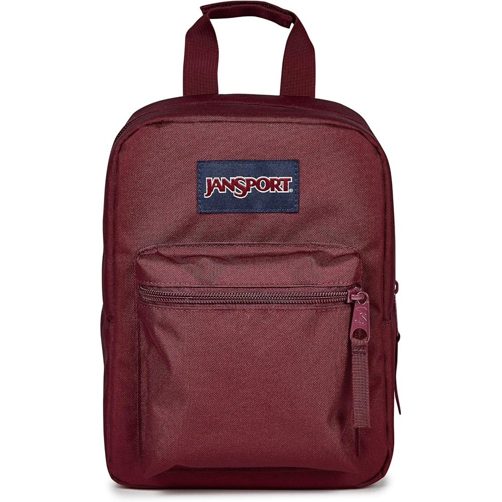 image:imageJanSport Big Break Insulated Lunch Bag Small SoftSided Cooler Ideal for Class Work or Meal Prep BlackCherry Lacquer