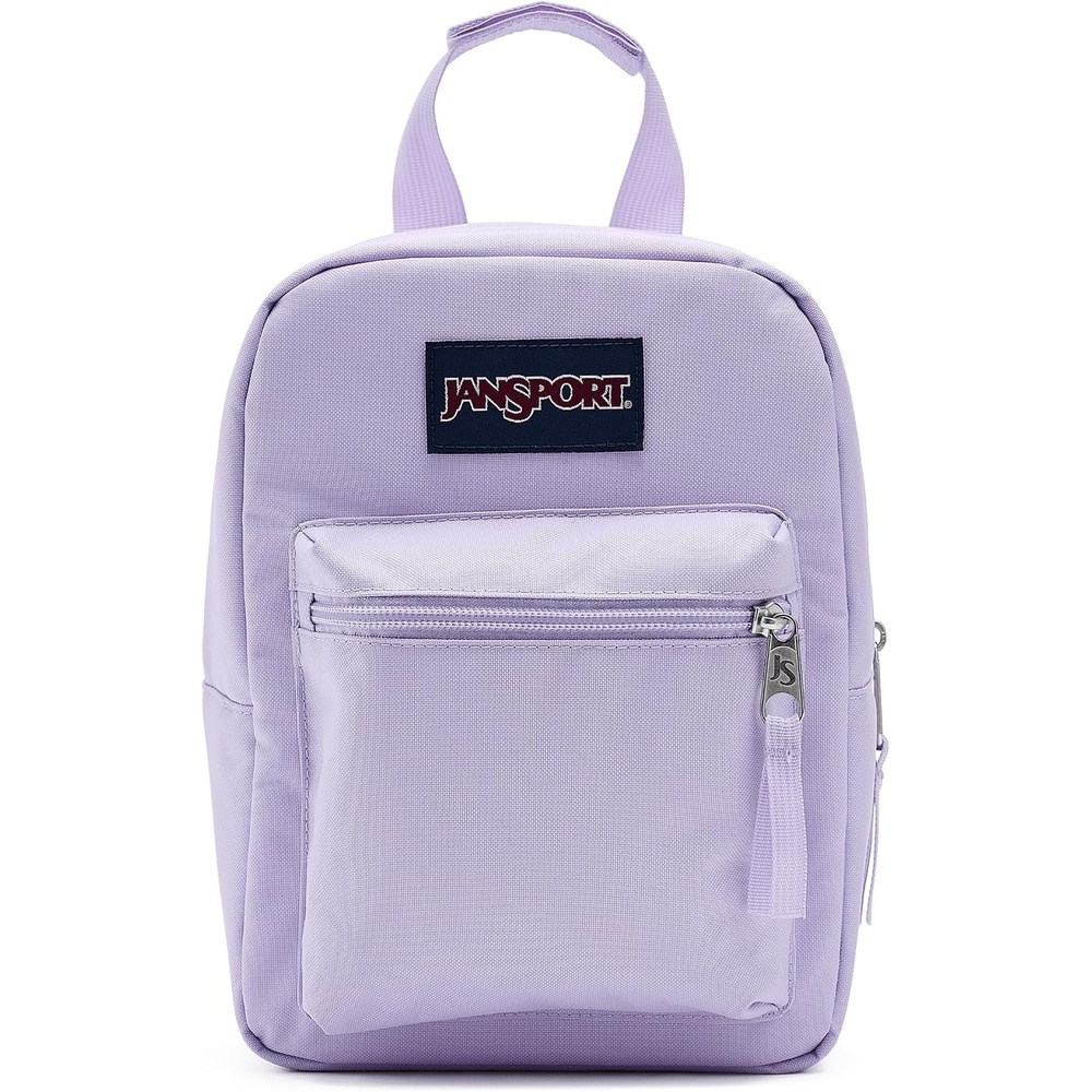 image:imageJanSport Big Break Insulated Lunch Bag Small SoftSided Cooler Ideal for Class Work or Meal Prep BlackPastel Lilac