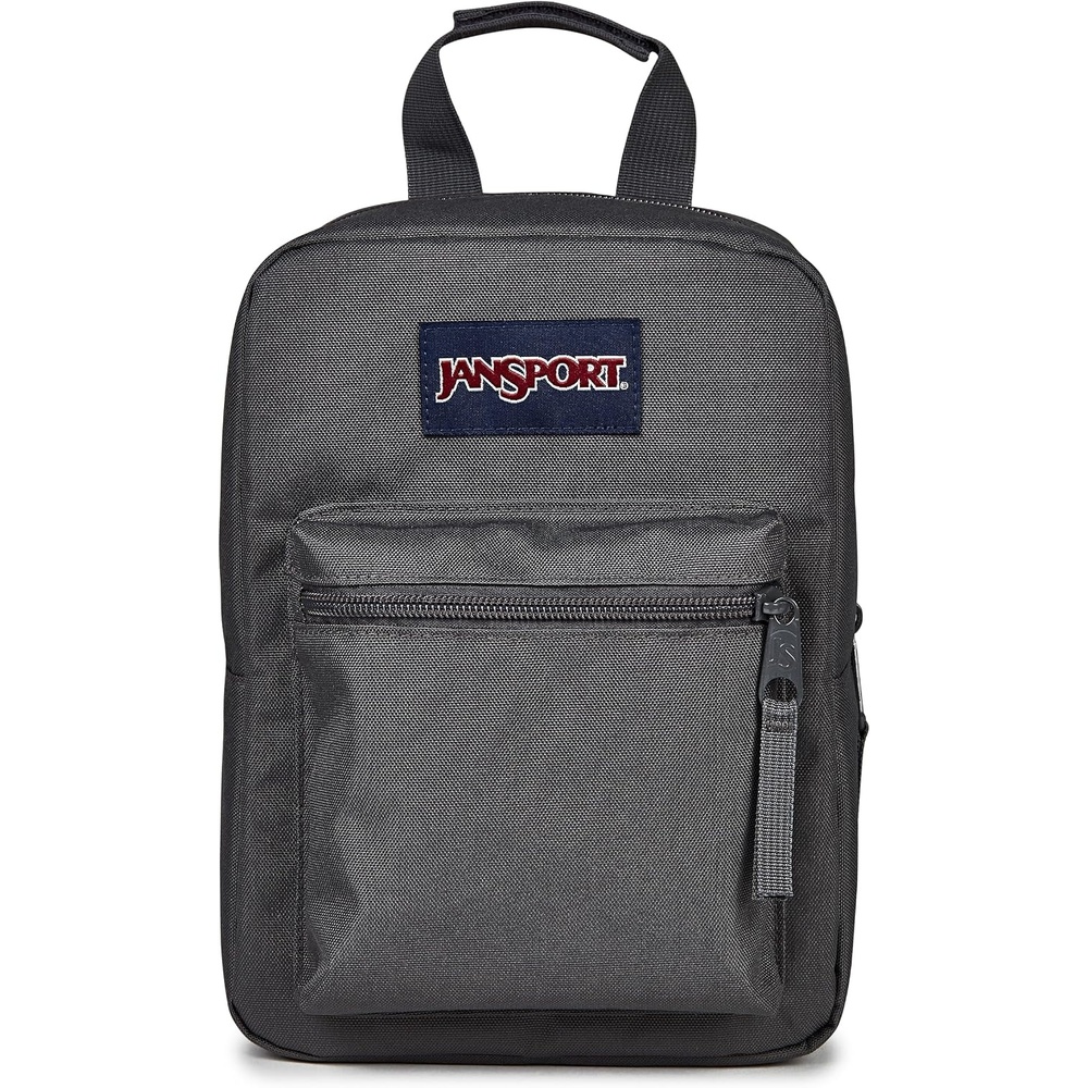 image:imageJanSport Big Break Insulated Lunch Bag Small SoftSided Cooler Ideal for Class Work or Meal Prep BlackSmokey Grit