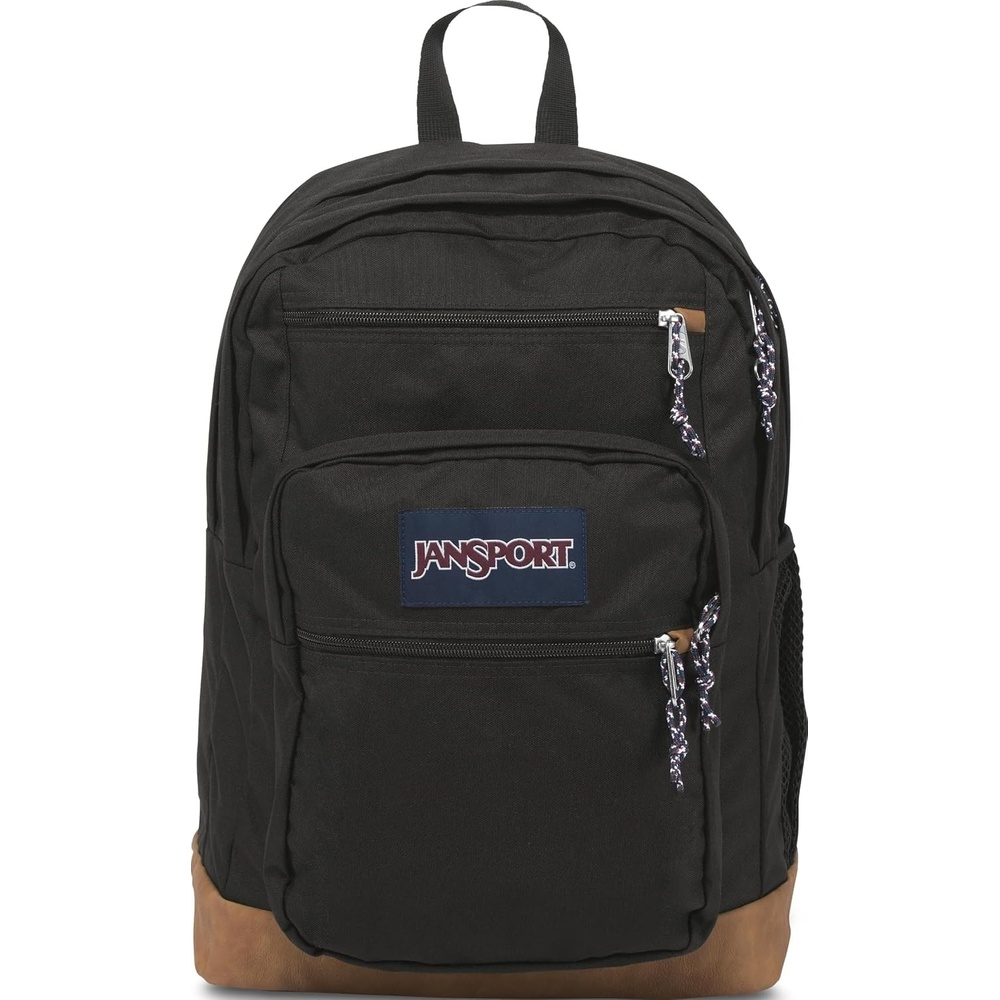 image:imageJanSport Cool Backpack with 15inch Laptop Sleeve Large Computer Bag Rucksack with 2 Compartments Ergonomic Straps Loden Frost Ergonomic Straps Waterbottle Pocket Campus Weekender Travel RucksackBlack