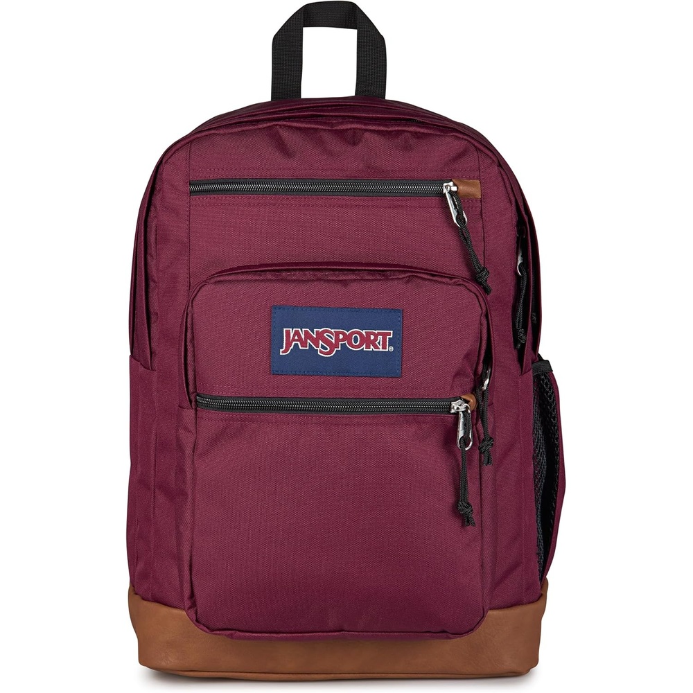 image:imageJanSport Cool Backpack with 15inch Laptop Sleeve Large Computer Bag Rucksack with 2 Compartments Ergonomic Straps Loden Frost Ergonomic Straps Waterbottle Pocket Campus Weekender Travel RucksackCherry Lacquer