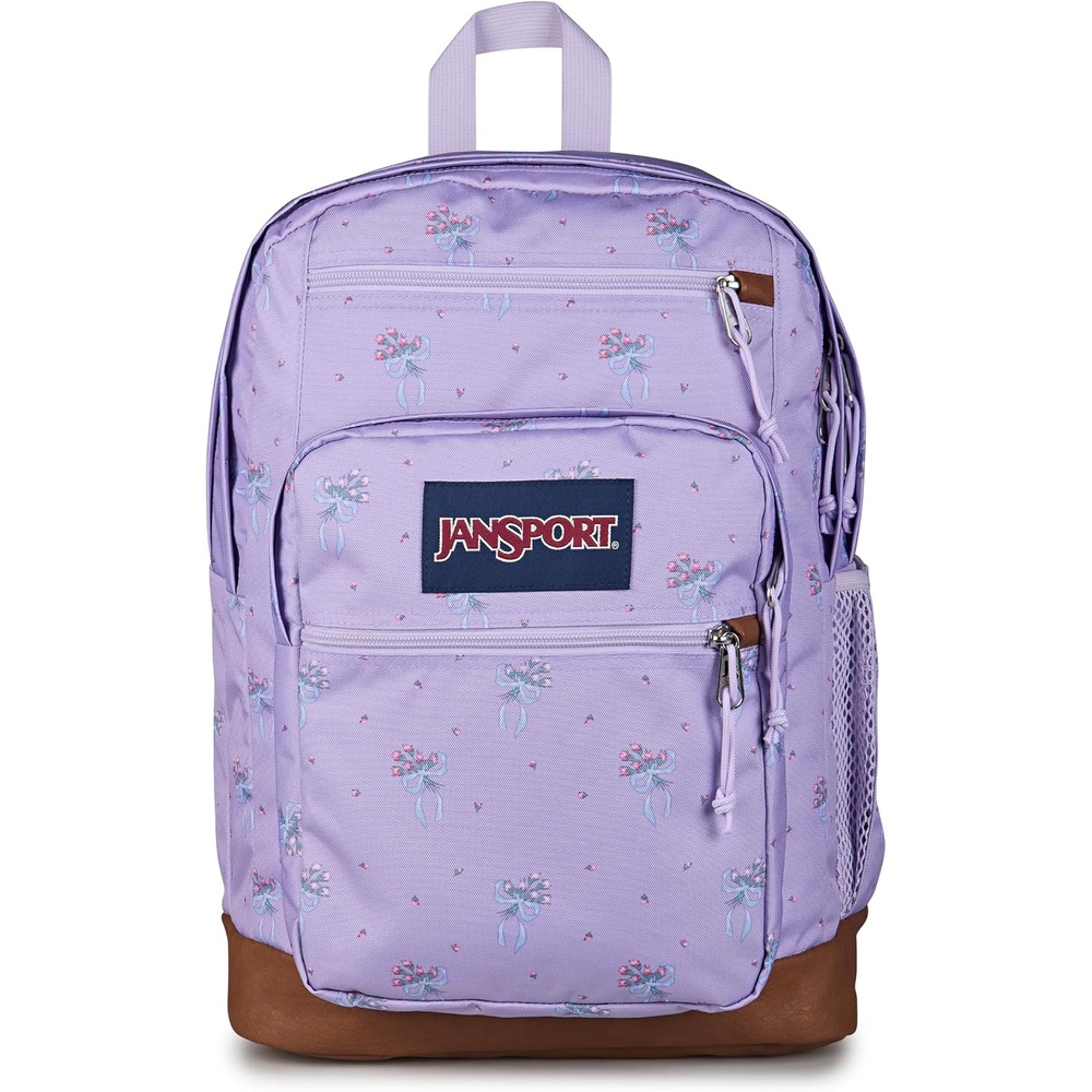 image:imageJanSport Cool Backpack with 15inch Laptop Sleeve Large Computer Bag Rucksack with 2 Compartments Ergonomic Straps Loden Frost Ergonomic Straps Waterbottle Pocket Campus Weekender Travel RucksackPastel Petals Lilac