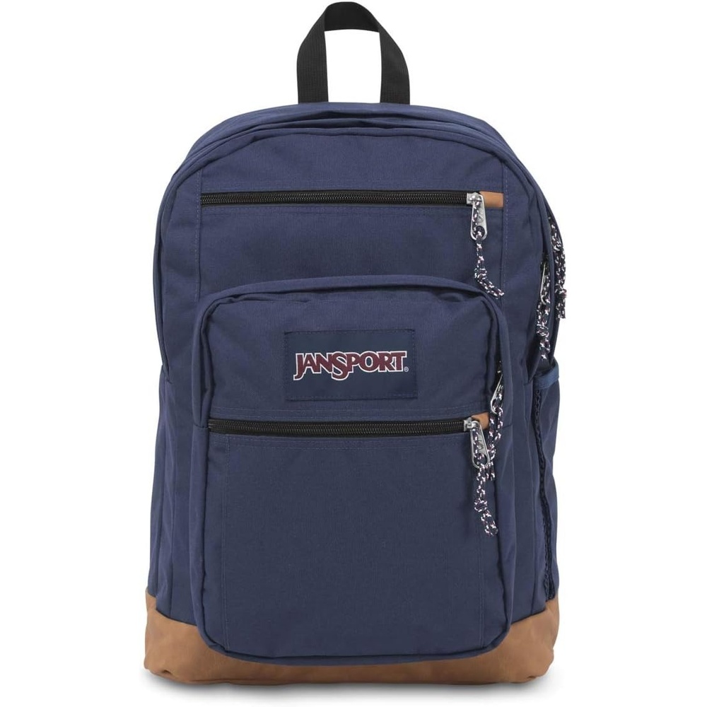 image:imageJanSport Cool Backpack with 15inch Laptop Sleeve Large Computer Bag Rucksack with 2 Compartments Ergonomic Straps Navy Ergonomic Straps Waterbottle Pocket Campus Weekender Travel RucksackNavy