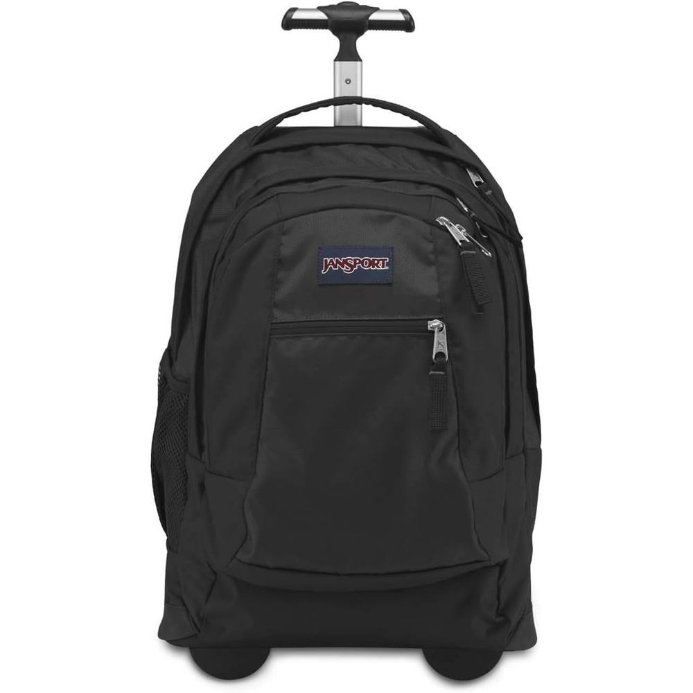 image:imageJanSport Driver 8 Rolling Backpack Wheeled Travel Bag with 15Inch Laptop Sleeve One Size BlackBlack