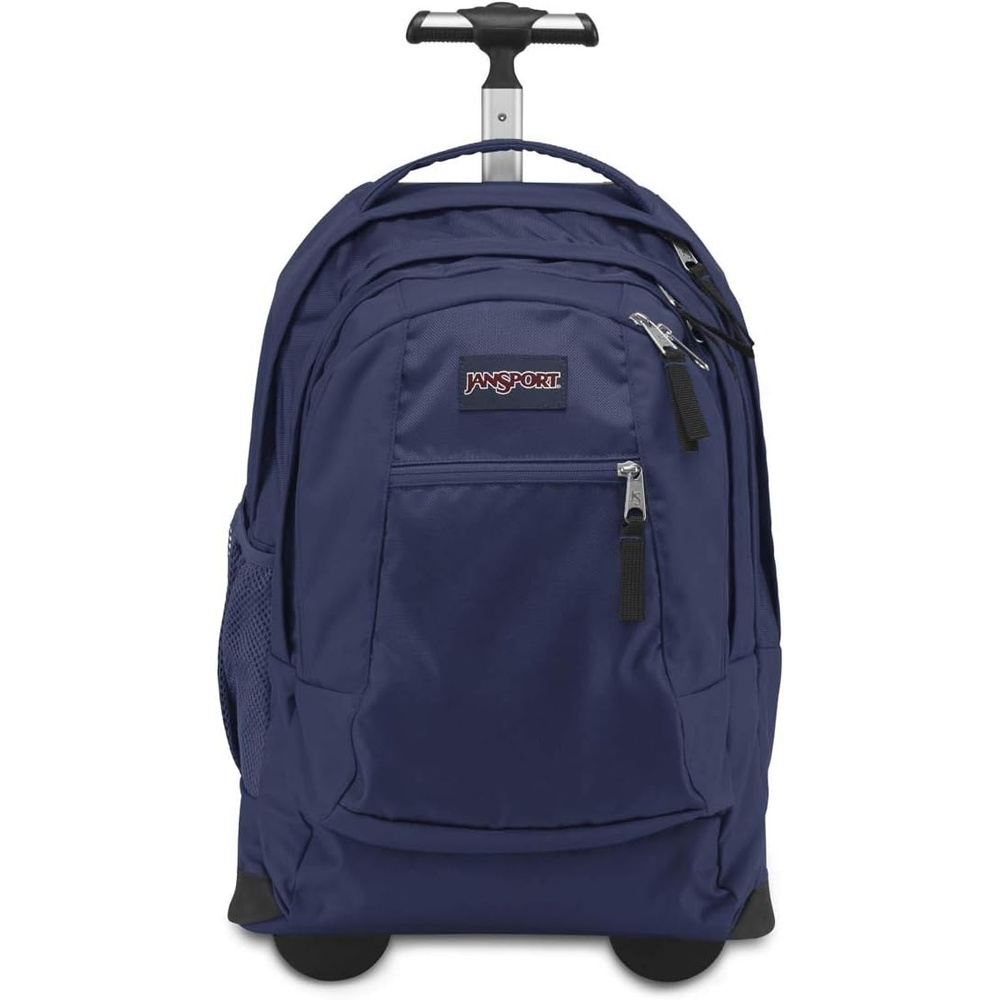 image:imageJanSport Driver 8 Rolling Backpack Wheeled Travel Bag with 15Inch Laptop Sleeve One Size BlackNavy