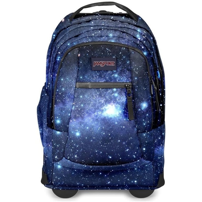 image:imageJanSport Driver 8 Rolling Backpack Wheeled Travel Bag with 15Inch Laptop Sleeve One Size BlackStellar Starfield