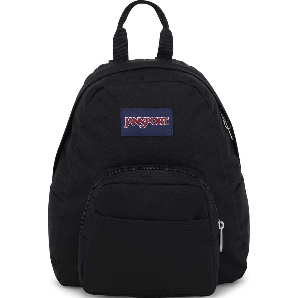 image:imageJanSport Half Pint Mini Backpack 102 L Durable Mini Bag Purse with Adjustable Shoulder Straps Single Main Compartment Zippered Stash Pocket BlackBlack