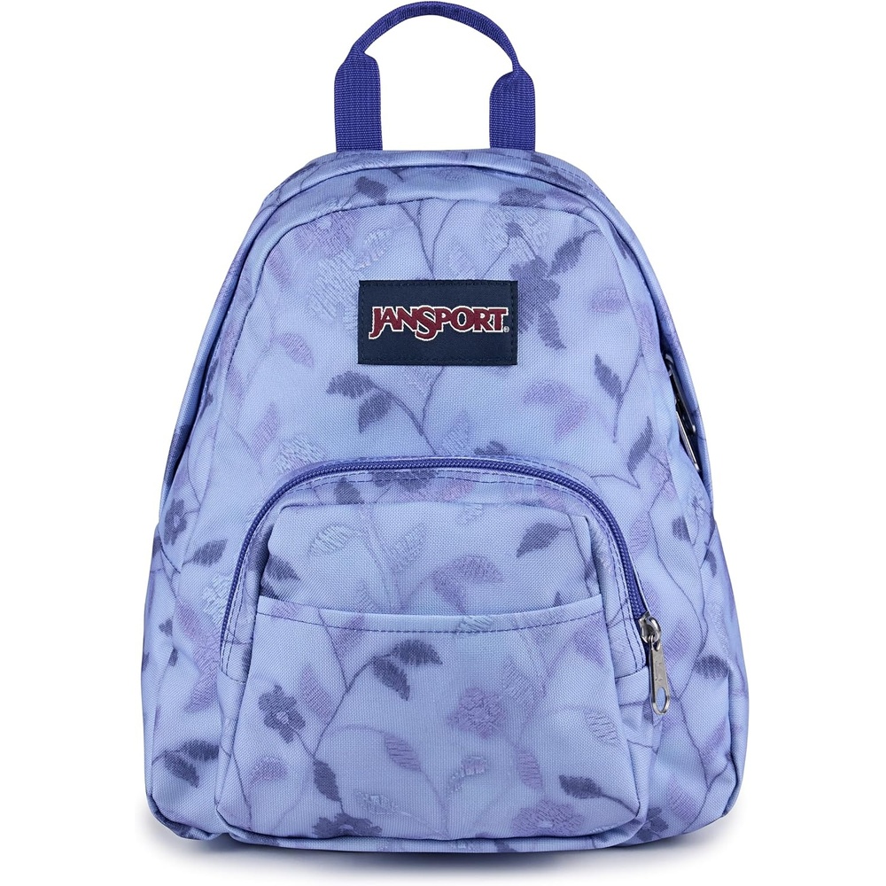 image:imageJanSport Half Pint Mini Backpack 102 L Durable Mini Bag Purse with Adjustable Shoulder Straps Single Main Compartment Zippered Stash Pocket BlackLines Vines