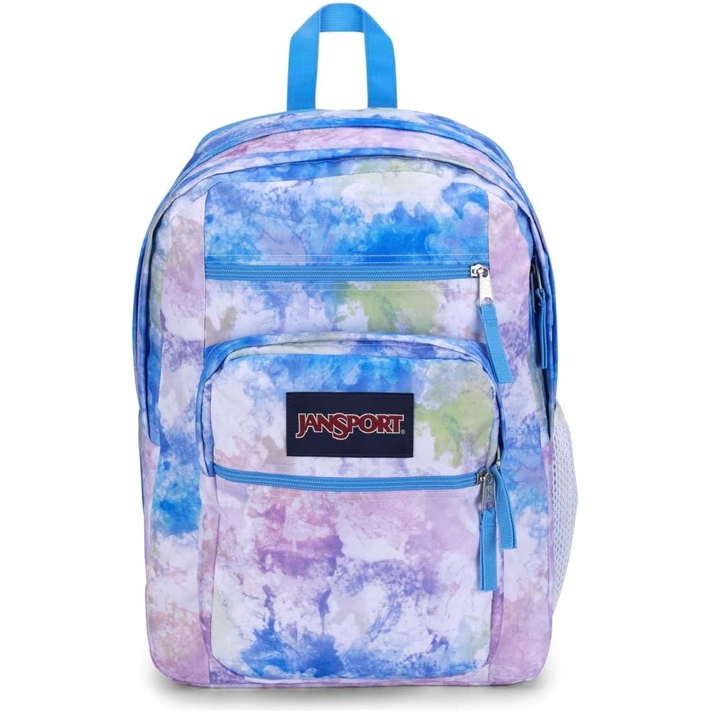 image:imageJanSport Laptop Backpack Computer Bag with 2 Compartments Ergonomic Shoulder Straps 15 Laptop Sleeve Haul Handle Cyberspace GalaxyBatik Wash