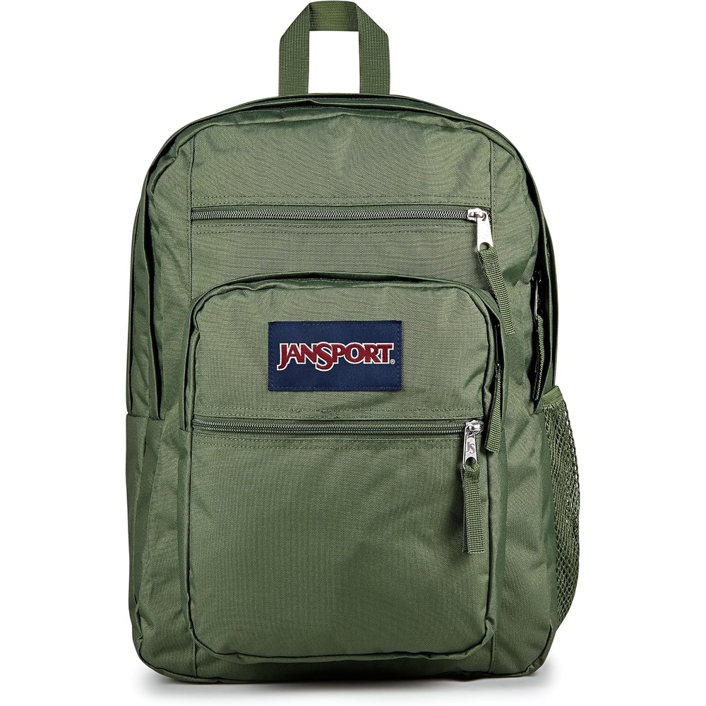 image:imageJanSport Laptop Backpack Computer Bag with 2 Compartments Ergonomic Shoulder Straps 15 Laptop Sleeve Haul Handle Cyberspace GalaxyCargo Green