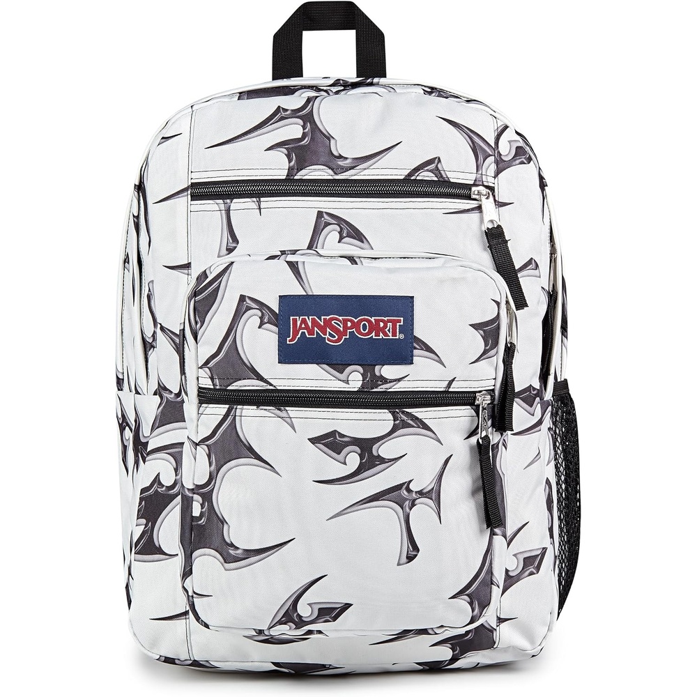 image:imageJanSport Laptop Backpack Computer Bag with 2 Compartments Ergonomic Shoulder Straps 15 Laptop Sleeve Haul Handle Cyberspace GalaxyCyber Silver White