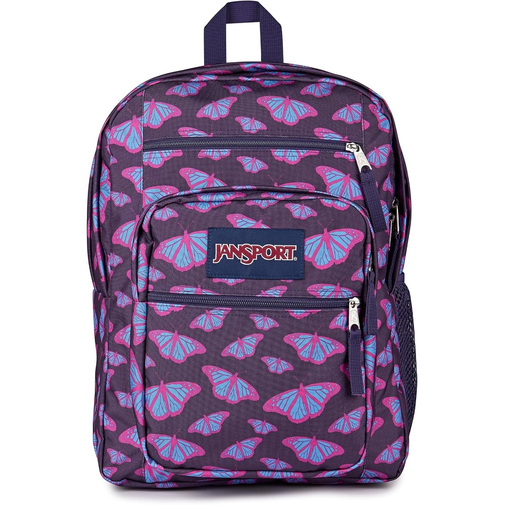 image:imageJanSport Laptop Backpack  Computer Bag with 2 Compartments Ergonomic Shoulder Straps 15 Laptop Sleeve Haul Handle  Cyberspace GalaxyFlutter By Purple