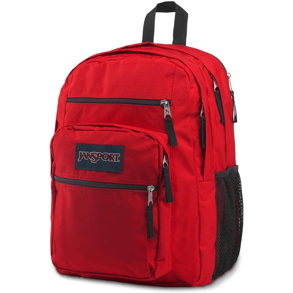 image:imageJanSport Laptop Backpack  Computer Bag with 2 Compartments Ergonomic Shoulder Straps 15 Laptop Sleeve Haul Handle  Cyberspace GalaxyRed Tape