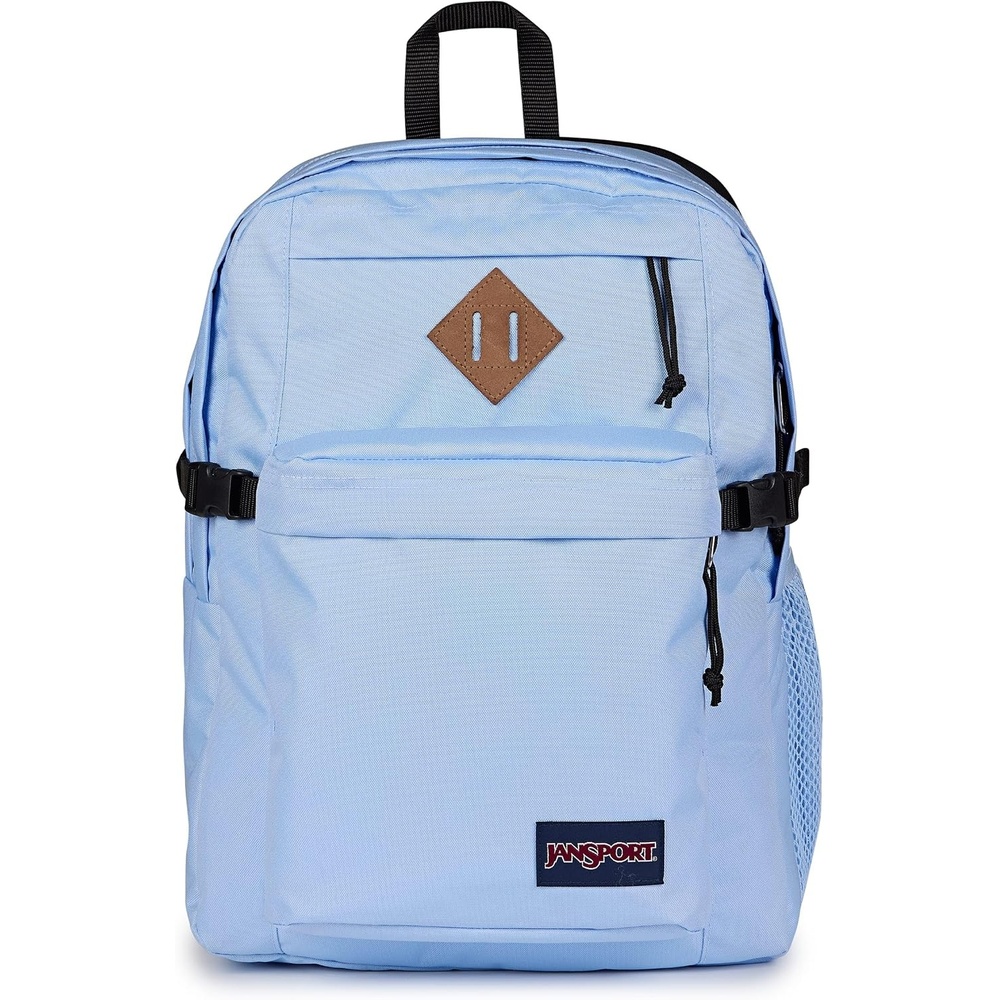 image:imageJanSport Main Campus Backpack Travel or Work backpack w 15Inch Laptop Sleeve and Dual Water Bottle Pockets Rows Of Bows NaturalLemon IceHydrangea