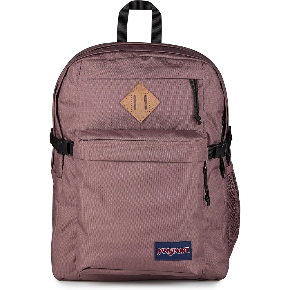 image:imageJanSport Main Campus Backpack Travel or Work backpack w 15Inch Laptop Sleeve and Dual Water Bottle Pockets Rows Of Bows NaturalLemon IceMahogany Haze