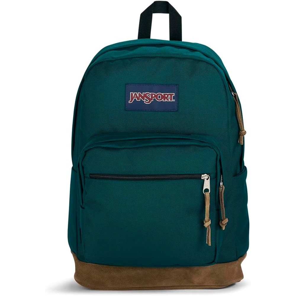 image:imageJanSport Right Pack Backpack Durable Daypack with Padded 15 Laptop Sleeve Spacious Main Compartment amp Integrated Water Bottle Pocket Rustic Roses Moon FlowerBluPnkGrnDeep Juniper