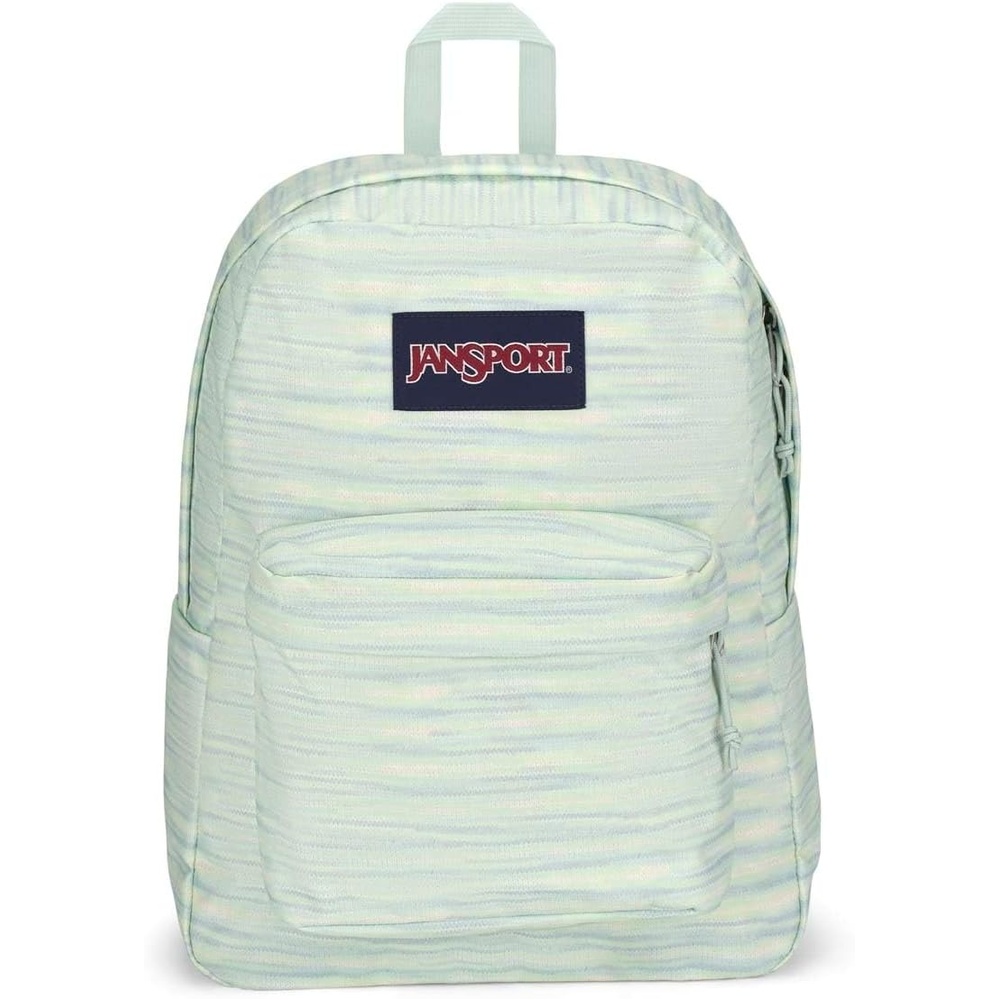 image:imageJanSport SuperBreak One Backpack Navy Durable Lightweight Bag with 1 Main Compartment Front Utility Pocket with Builtin Organizer Premium Backpack70s Space Dye Fresh Mint