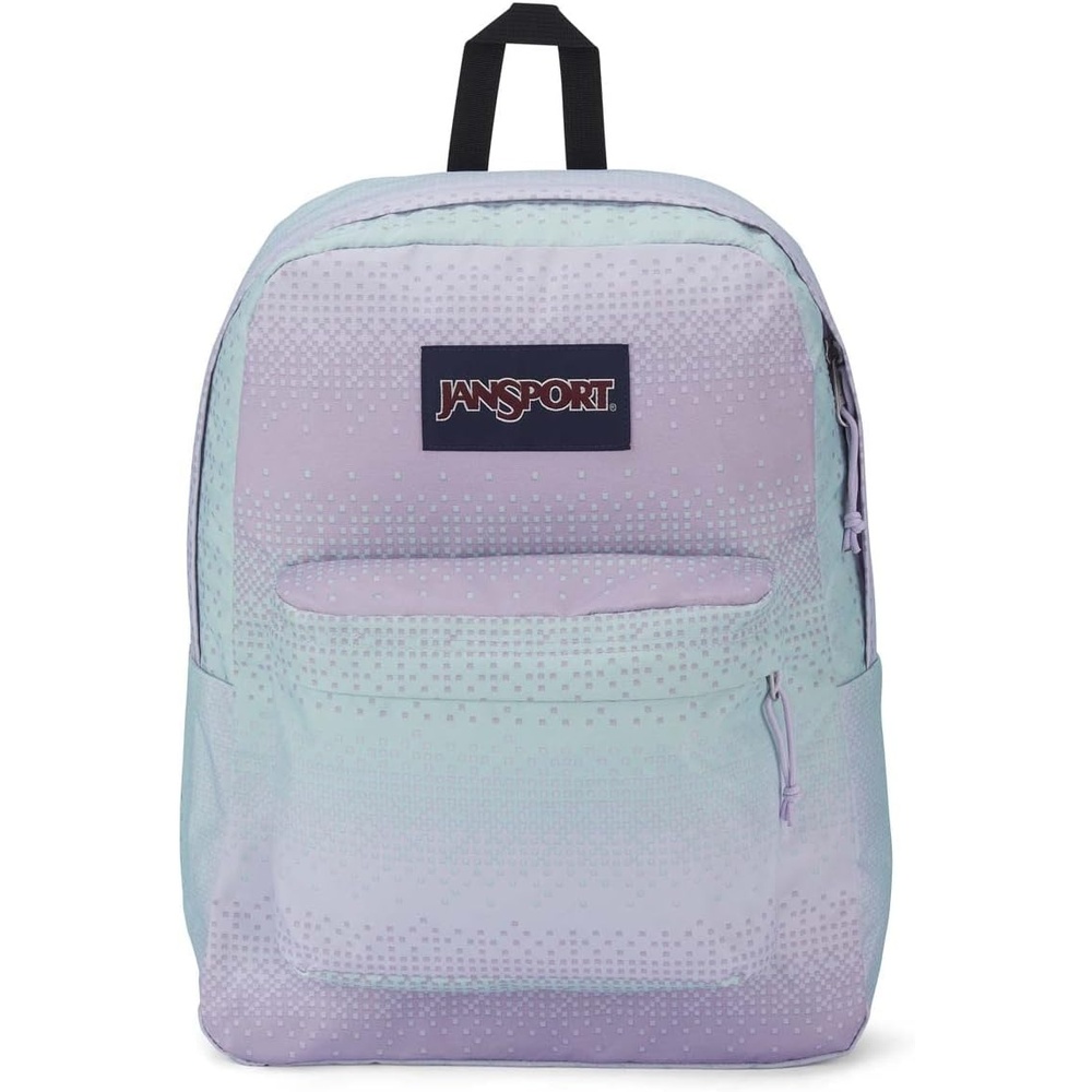 image:imageJanSport SuperBreak One Backpack Navy Durable Lightweight Bag with 1 Main Compartment Front Utility Pocket with Builtin Organizer Premium Backpack8 Bit Ombre