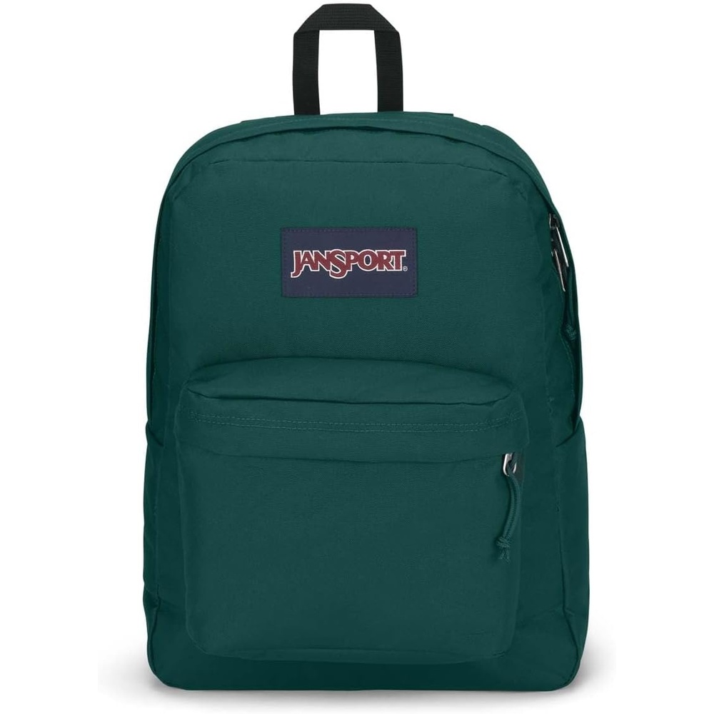 image:imageJanSport SuperBreak One Backpack Navy Durable Lightweight Bag with 1 Main Compartment Front Utility Pocket with Builtin Organizer Premium BackpackDeep Juniper