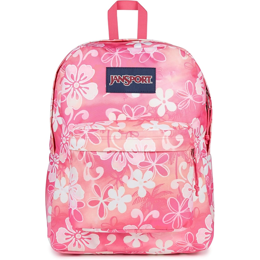 image:imageJanSport SuperBreak One Backpack Navy Durable Lightweight Bag with 1 Main Compartment Front Utility Pocket with Builtin Organizer Premium BackpackHiblisscus
