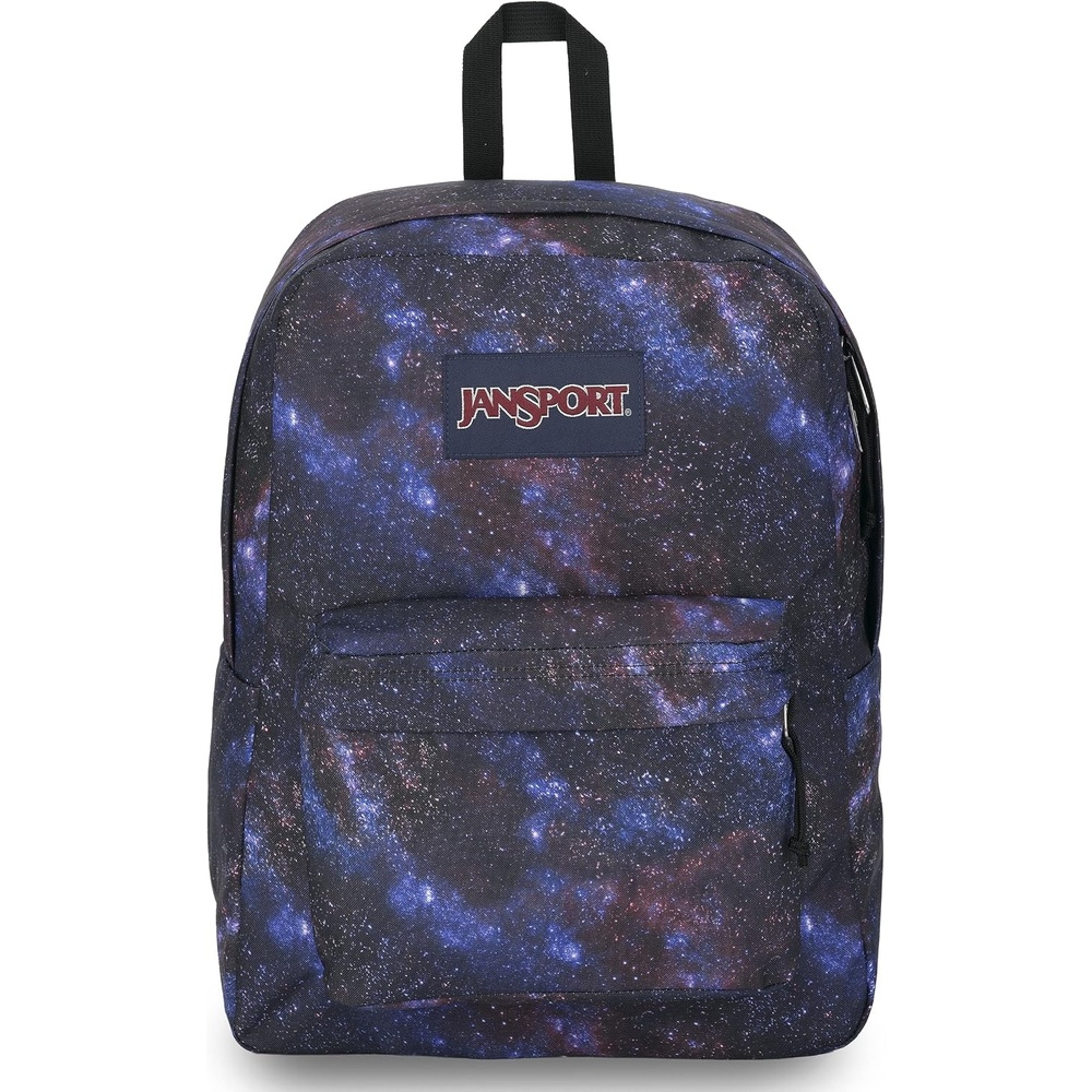 image:imageJanSport SuperBreak One Backpack Navy Durable Lightweight Bag with 1 Main Compartment Front Utility Pocket with Builtin Organizer Premium BackpackNight Sky