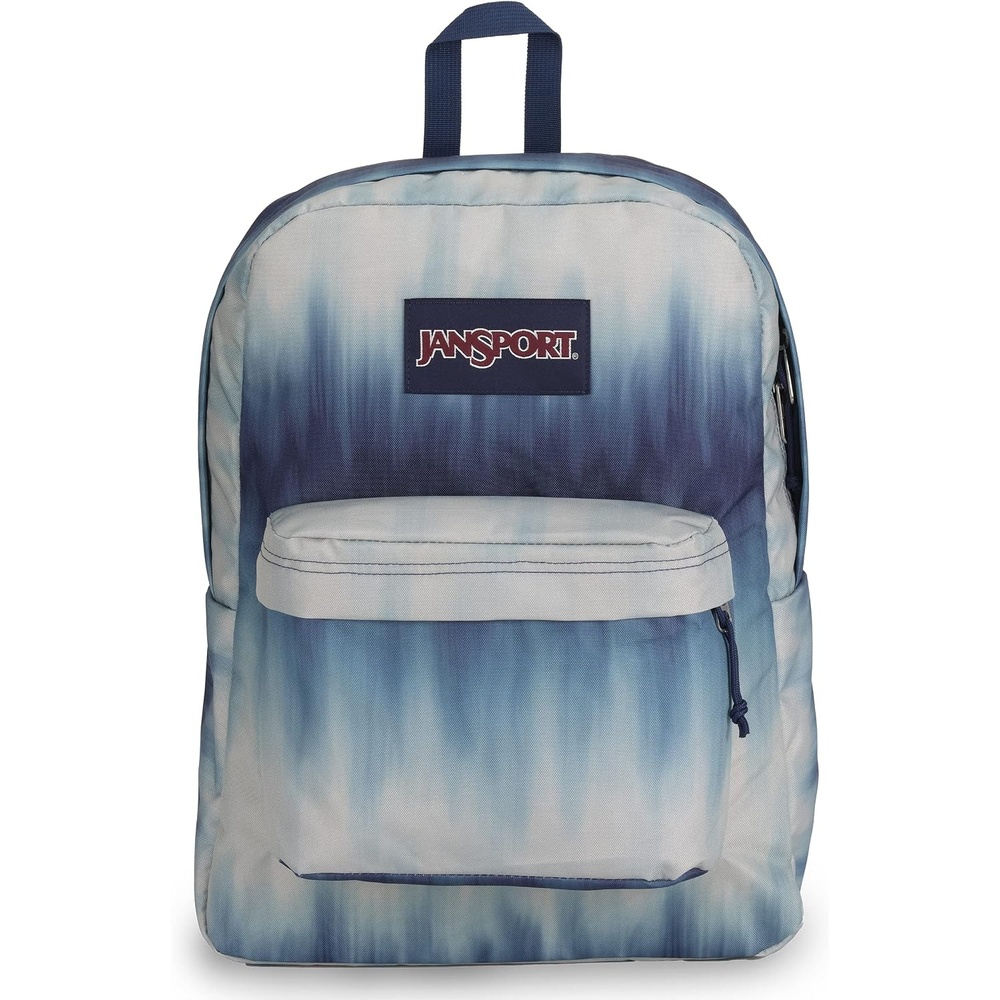 image:imageJanSport SuperBreak One Backpack Navy Durable Lightweight Bag with 1 Main Compartment Front Utility Pocket with Builtin Organizer Premium BackpackOmbre Falls