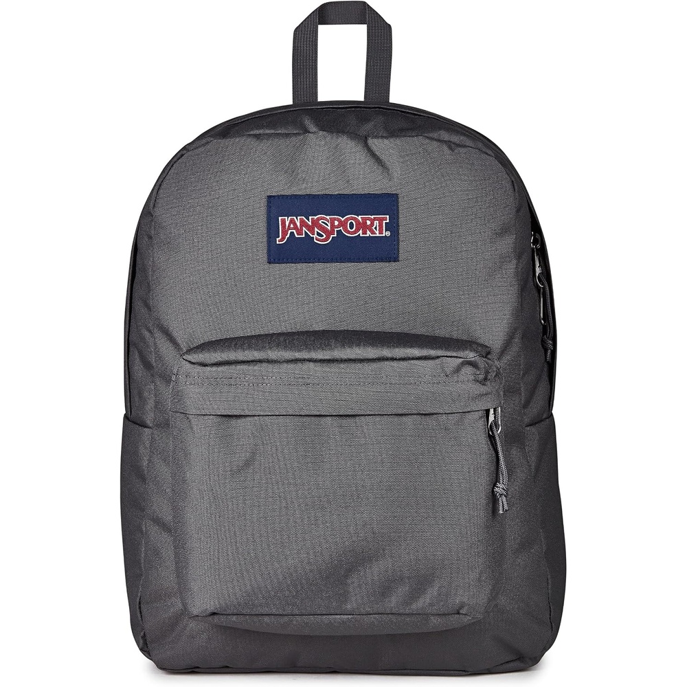 image:imageJanSport SuperBreak One Backpack Navy Durable Lightweight Bag with 1 Main Compartment Front Utility Pocket with Builtin Organizer Premium BackpackSmokey Grit