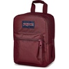 JanSport Big Break Insulated Lunch Bag – Small Soft-Sided Cooler Ideal for Class, Work, or Meal Prep, Black(Cherry Lacquer)