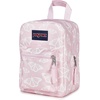 JanSport Big Break Insulated Lunch Bag – Small Soft-Sided Cooler Ideal for Class, Work, or Meal Prep, Black(Flutter By Pink Ice)