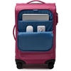 JanSport Good Latitude Checked Spinner Suitcase – 68L Water Resistant Travel Luggage – 26-inch Large Durable Lightweight Rolling Hardside Softside Bag, Smokey Grit(Mauve Haze)
