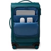 JanSport Good Latitude Checked Spinner Suitcase – 68L Water Resistant Travel Luggage – 26-inch Large Durable Lightweight Rolling Hardside Softside Bag, Smokey Grit(Emerald Pool)