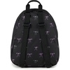 JanSport Half Pint Mini Backpack, 10.2 L – Durable Mini Bag Purse with Adjustable Shoulder Straps, Single Main Compartment, Zippered Stash Pocket, Black(Bad Bows)