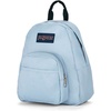 JanSport Half Pint Mini Backpack, 10.2 L – Durable Mini Bag Purse with Adjustable Shoulder Straps, Single Main Compartment, Zippered Stash Pocket, Black(Blue Dusk)