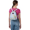 JanSport Half Pint Mini Backpack, 10.2 L – Durable Mini Bag Purse with Adjustable Shoulder Straps, Single Main Compartment, Zippered Stash Pocket, Black(Faded Floral Fresh Mint)