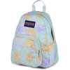 JanSport Half Pint Mini Backpack, 10.2 L – Durable Mini Bag Purse with Adjustable Shoulder Straps, Single Main Compartment, Zippered Stash Pocket, Black(Faded Floral Fresh Mint)