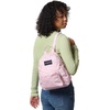 JanSport Half Pint Mini Backpack, 10.2 L – Durable Mini Bag Purse with Adjustable Shoulder Straps, Single Main Compartment, Zippered Stash Pocket, Black(Flutter By Pink Ice)