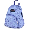 JanSport Half Pint Mini Backpack, 10.2 L – Durable Mini Bag Purse with Adjustable Shoulder Straps, Single Main Compartment, Zippered Stash Pocket, Black(Lines & Vines)