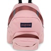 JanSport Half Pint Mini Backpack, 10.2 L – Durable Mini Bag Purse with Adjustable Shoulder Straps, Single Main Compartment, Zippered Stash Pocket, Black(Misty Rose)