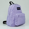 JanSport Half Pint Mini Backpack, 10.2 L – Durable Mini Bag Purse with Adjustable Shoulder Straps, Single Main Compartment, Zippered Stash Pocket, Black(Pastel Lilac)
