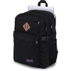 JanSport Main Campus Backpack – Travel or Work backpack w 15-Inch Laptop Sleeve and Dual Water Bottle Pockets, Rows Of Bows Natural/Lemon Ice(Black)
