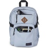 JanSport Main Campus Backpack – Travel or Work backpack w 15-Inch Laptop Sleeve and Dual Water Bottle Pockets, Rows Of Bows Natural/Lemon Ice(Blue Dusk)