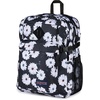 JanSport Main Campus Backpack – Travel or Work backpack w 15-Inch Laptop Sleeve and Dual Water Bottle Pockets, Rows Of Bows Natural/Lemon Ice(Eyeball Blossom)